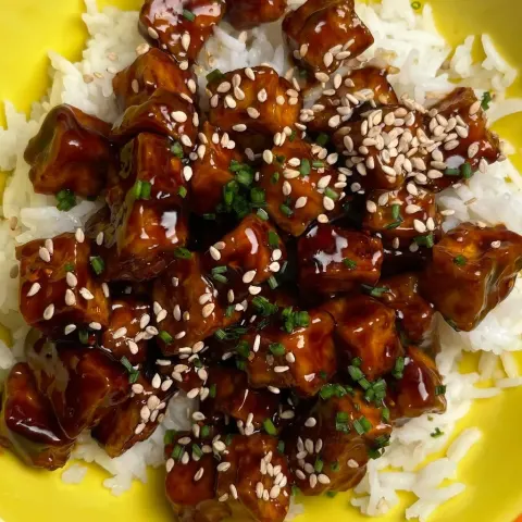 Tofu croccante alla soia · 40 min, 864 kcal