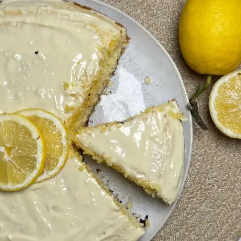 Torta al limone in padella · 45 min, 476 kcal