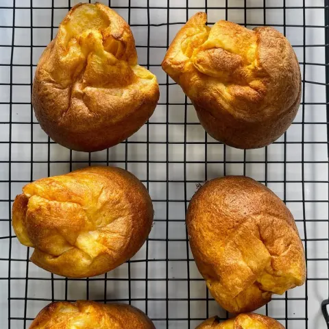 Popover senza lievito · 35 min, 217 kcal